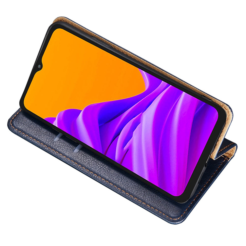 Magnetic Auto Closure Leather Phone Case for Oppo A57 4G, Foldable Stand Wallet All-round Protective Shell