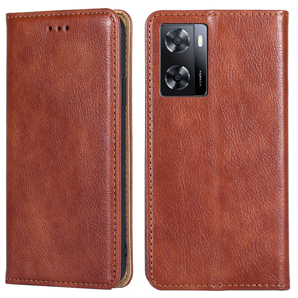 Magnetic Auto Closure Leather Phone Case for Oppo A57 4G, Foldable Stand Wallet All-round Protective Shell