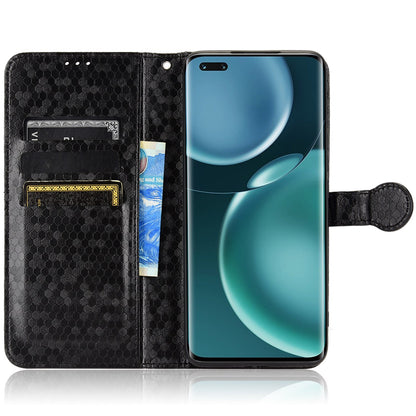 For Honor Magic4 Pro 5G Anti-dust PU Leather Phone Case Imprinted Dot Pattern Wallet Stand Flip Mobile Phone Cover