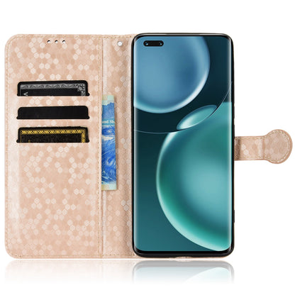 For Honor Magic4 Pro 5G Anti-dust PU Leather Phone Case Imprinted Dot Pattern Wallet Stand Flip Mobile Phone Cover
