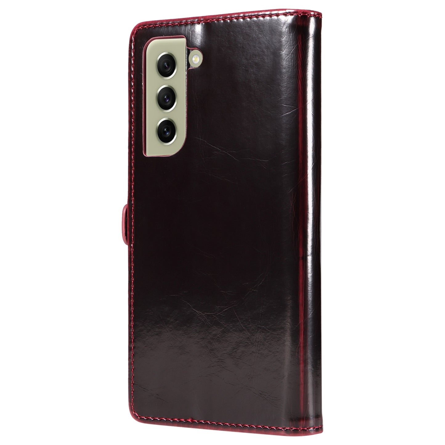 GQ.UTROBE 010 Series RFID Blocking PU Leather+TPU Phone Cover for Samsung Galaxy S22+ 5G, Anti-dust Anti-scratch Phone Supporting Stand Wallet Case