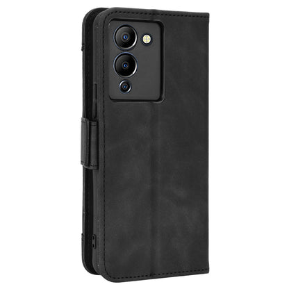 For Infinix Note 12 G96 4G / Note 12 Turbo Anti-scratch PU Leather Flip Wallet Case Multiple Card Slots Stand Magnetic Shockproof Mobile Phone Cover