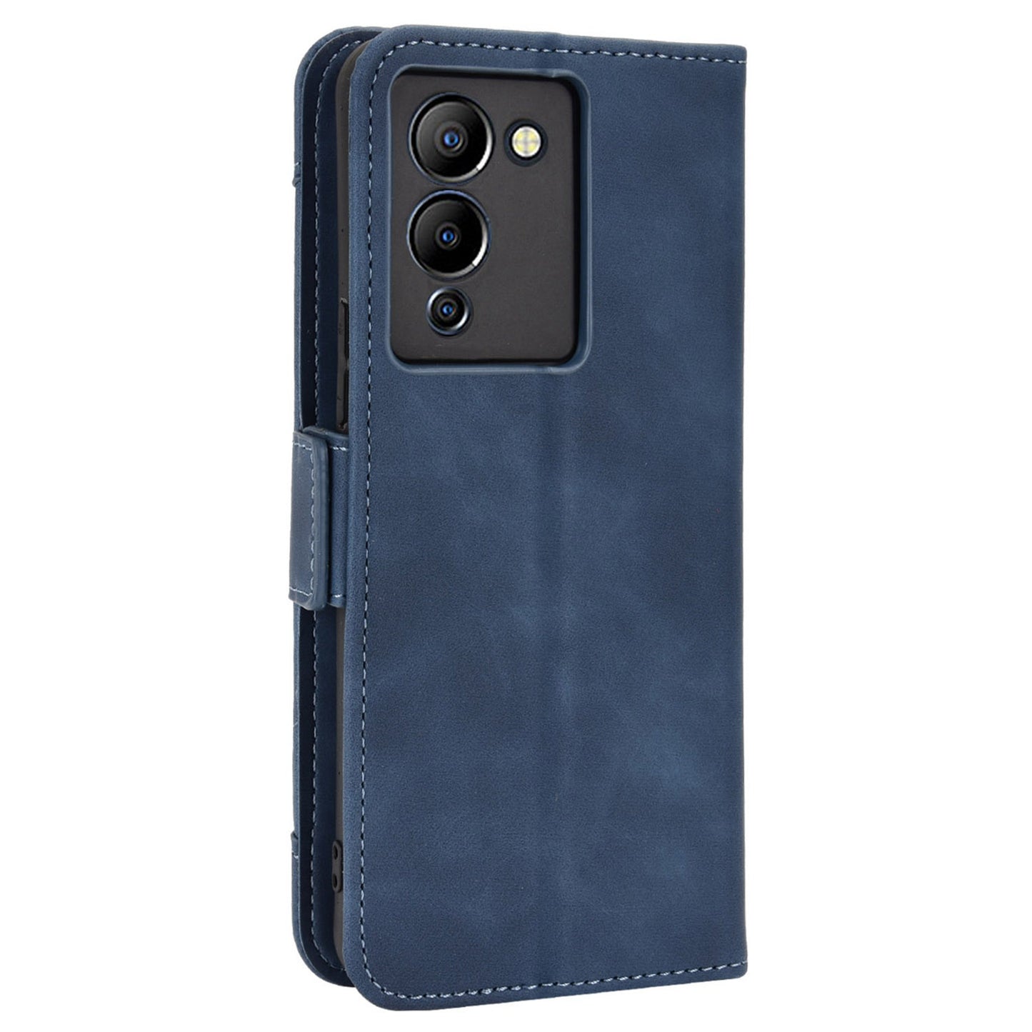For Infinix Note 12 G96 4G / Note 12 Turbo Anti-scratch PU Leather Flip Wallet Case Multiple Card Slots Stand Magnetic Shockproof Mobile Phone Cover