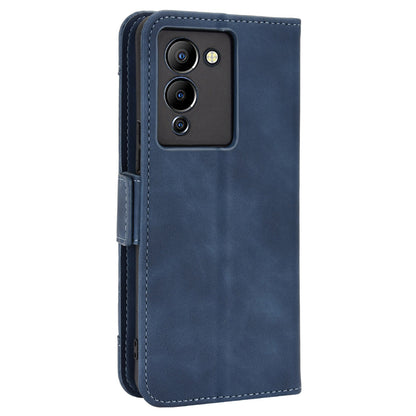 For Infinix Note 12 G96 4G / Note 12 Turbo Anti-scratch PU Leather Flip Wallet Case Multiple Card Slots Stand Magnetic Shockproof Mobile Phone Cover