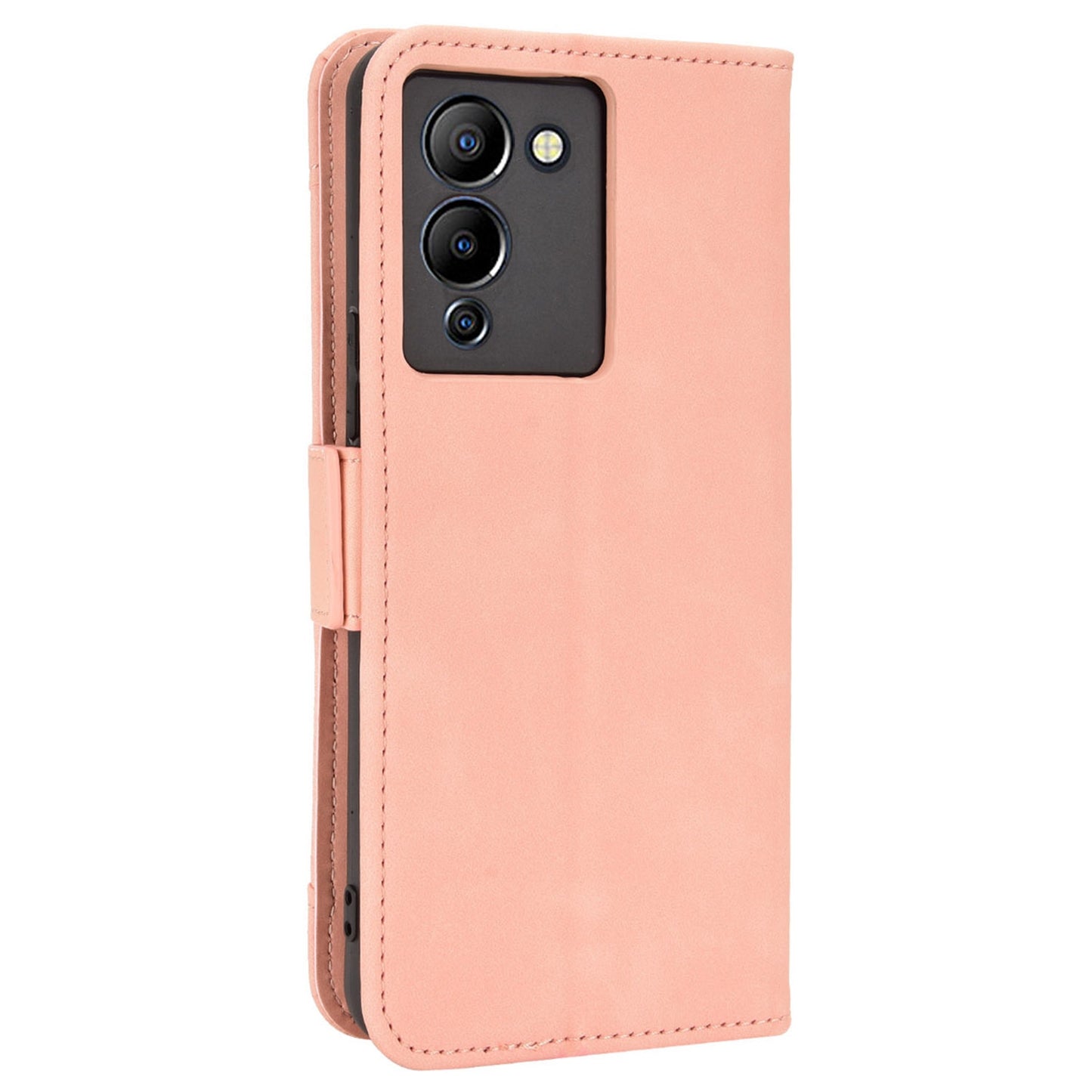 For Infinix Note 12 G96 4G / Note 12 Turbo Anti-scratch PU Leather Flip Wallet Case Multiple Card Slots Stand Magnetic Shockproof Mobile Phone Cover