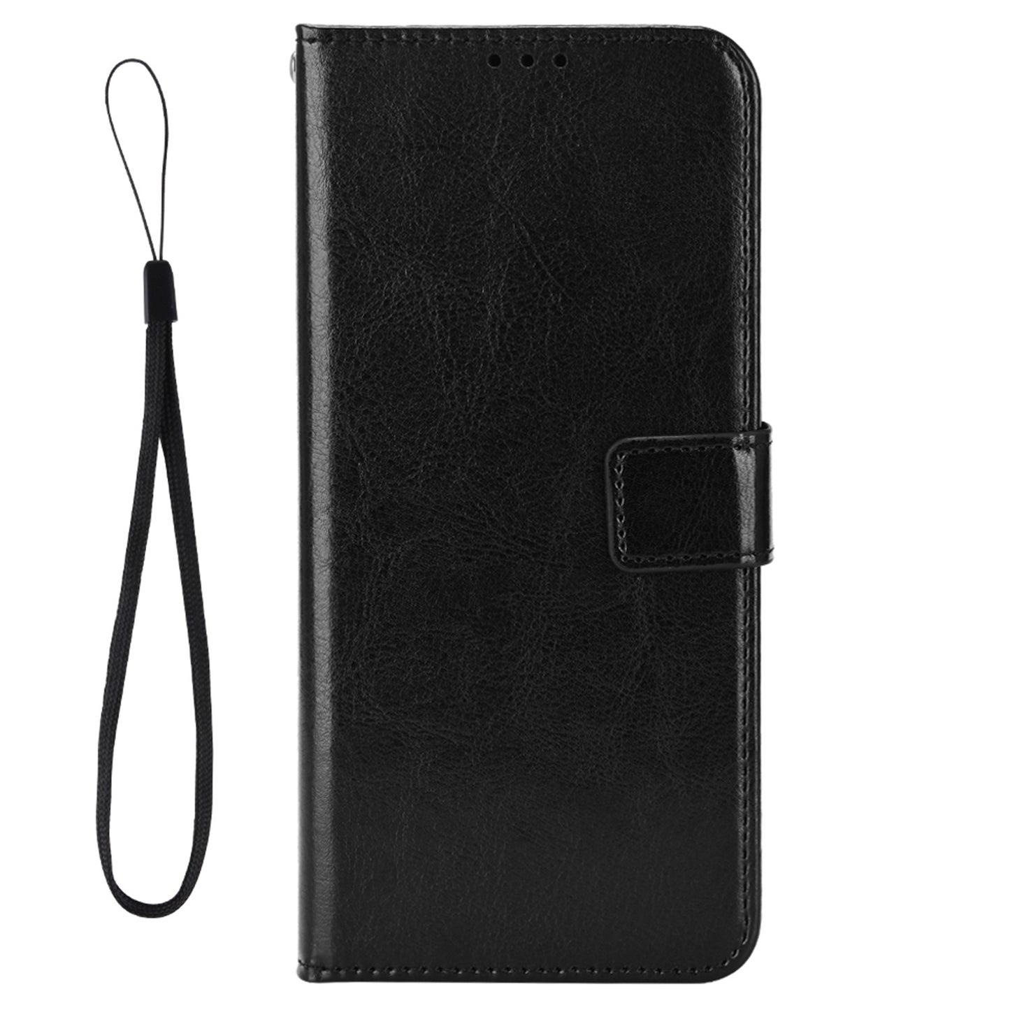 For Infinix Note 12 G96 4G / Note 12 Turbo Drop-proof Phone Wallet Case Full Protection Anti-scratch Crazy Horse Texture PU Leather Cover