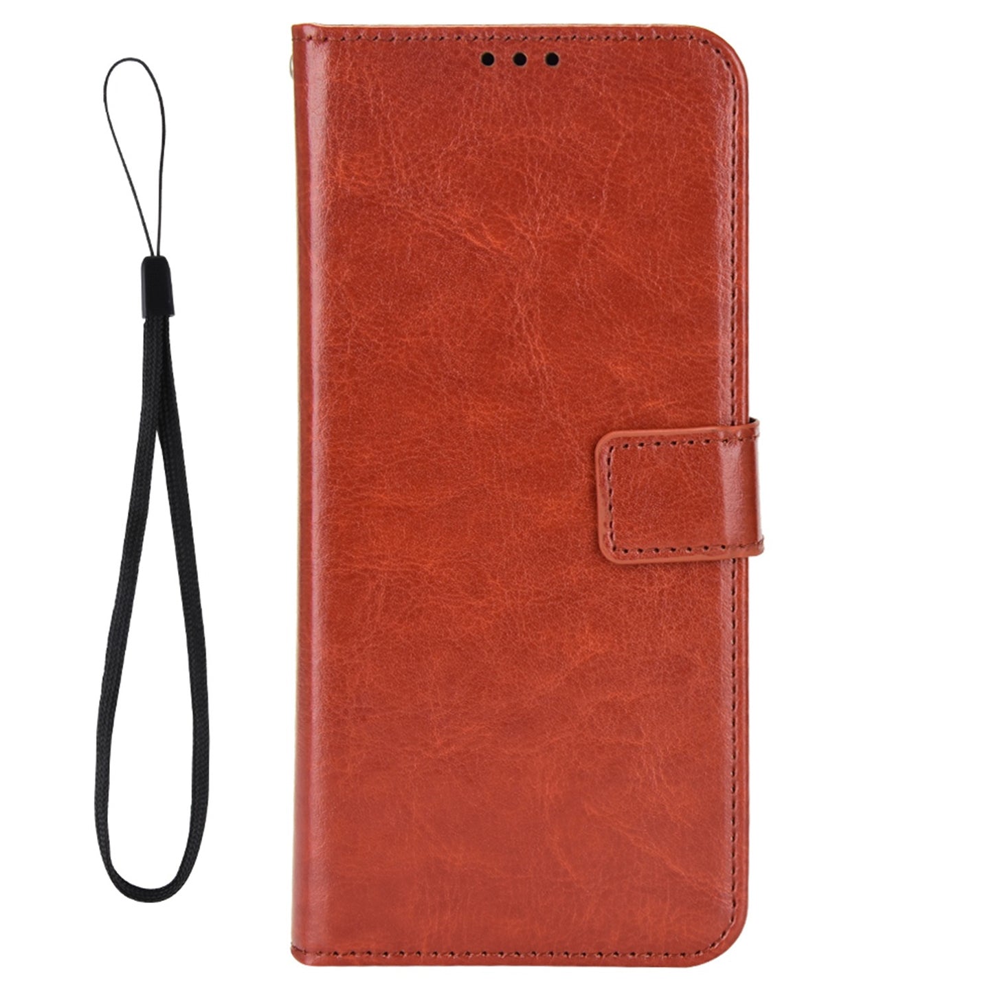 For Infinix Note 12 G96 4G / Note 12 Turbo Drop-proof Phone Wallet Case Full Protection Anti-scratch Crazy Horse Texture PU Leather Cover