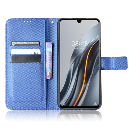 For Infinix Note 12 G96 4G/Note 12 Turbo Drop-proof Phone Flip Wallet Case Anti-wear Diamond Texture PU Leather Cover Stand Card Holder with Wrist Strap
