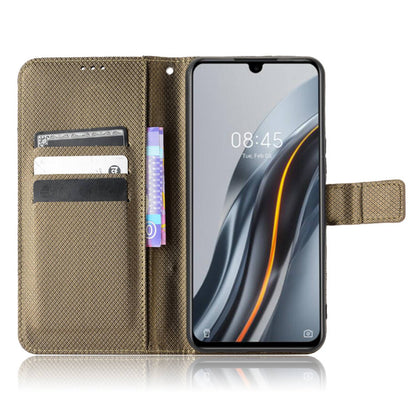 For Infinix Note 12 G96 4G/Note 12 Turbo Drop-proof Phone Flip Wallet Case Anti-wear Diamond Texture PU Leather Cover Stand Card Holder with Wrist Strap