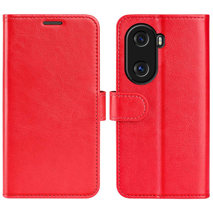 For Honor X40i 5G Shockproof Crazy Horse Texture Folio Flip Phone Case PU Leather Wallet Stand Protective Cover