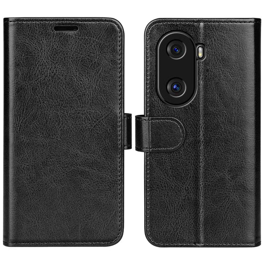 For Honor X40i 5G Shockproof Crazy Horse Texture Folio Flip Phone Case PU Leather Wallet Stand Protective Cover