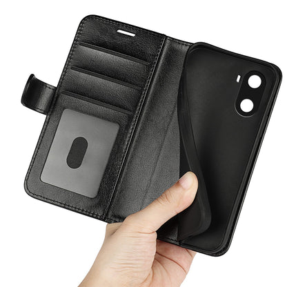 For Honor X40i 5G Shockproof Crazy Horse Texture Folio Flip Phone Case PU Leather Wallet Stand Protective Cover