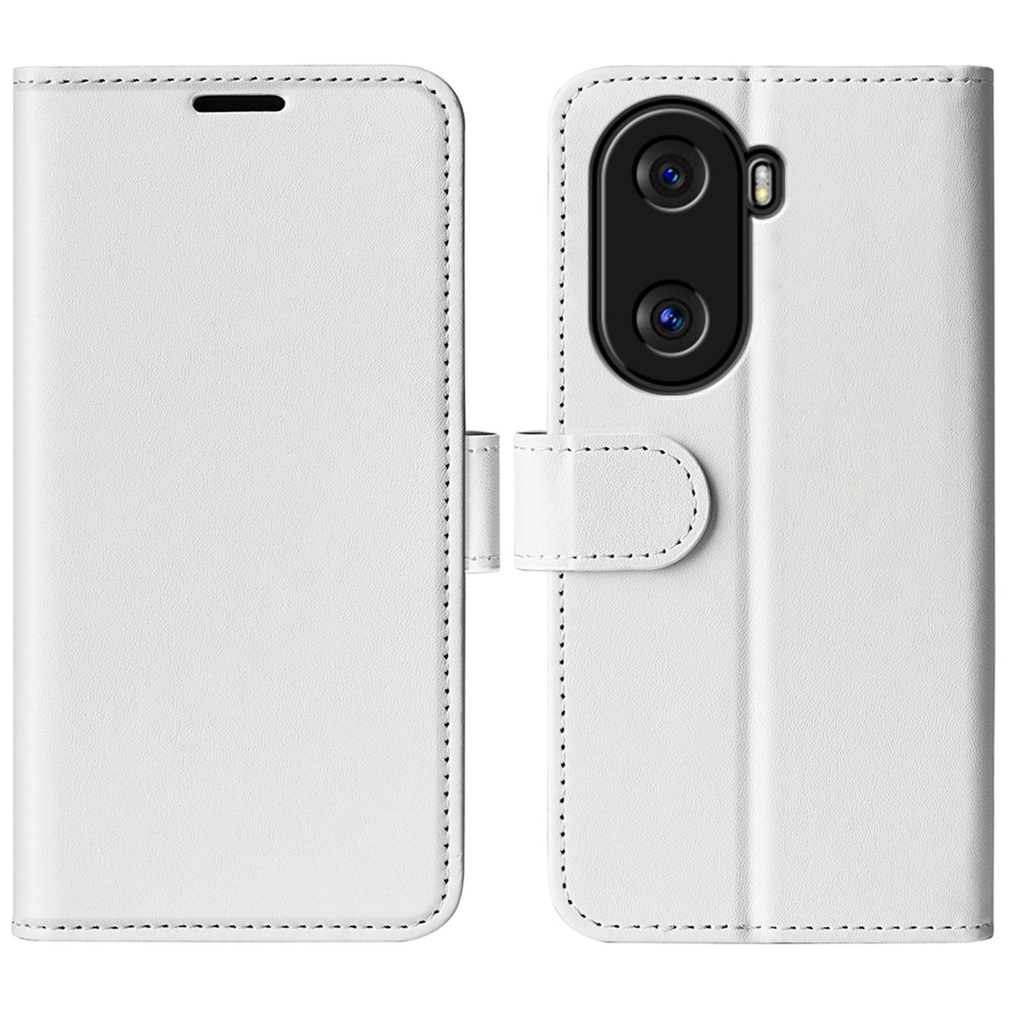 For Honor X40i 5G Shockproof Crazy Horse Texture Folio Flip Phone Case PU Leather Wallet Stand Protective Cover