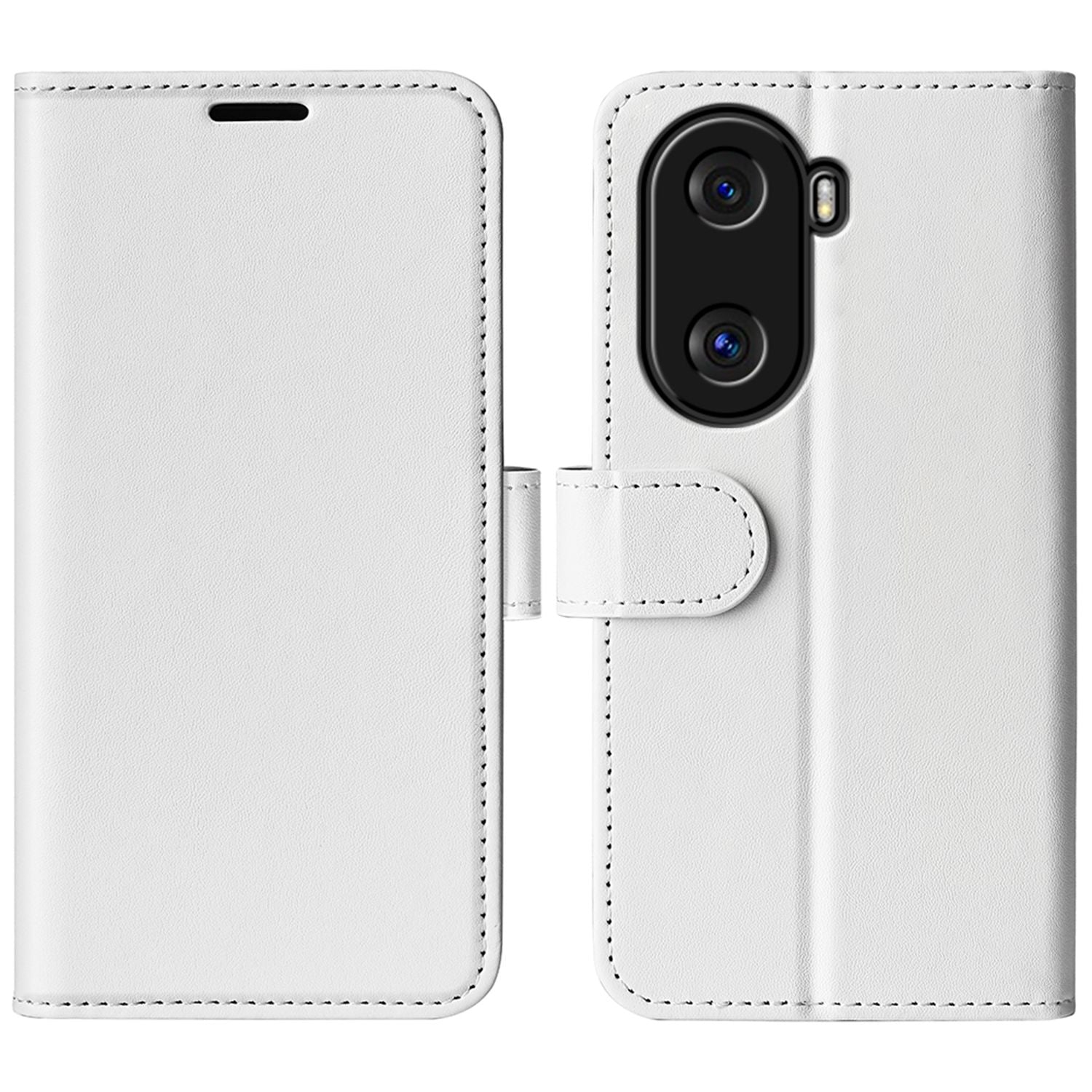 For Honor X40i 5G Shockproof Crazy Horse Texture Folio Flip Phone Case PU Leather Wallet Stand Protective Cover