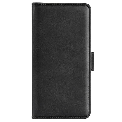 For Honor X40i 5G Shockproof Double Magnetic Clasp Phone Cover Anti-drop Textured PU Leather TPU Case with Wallet Stand