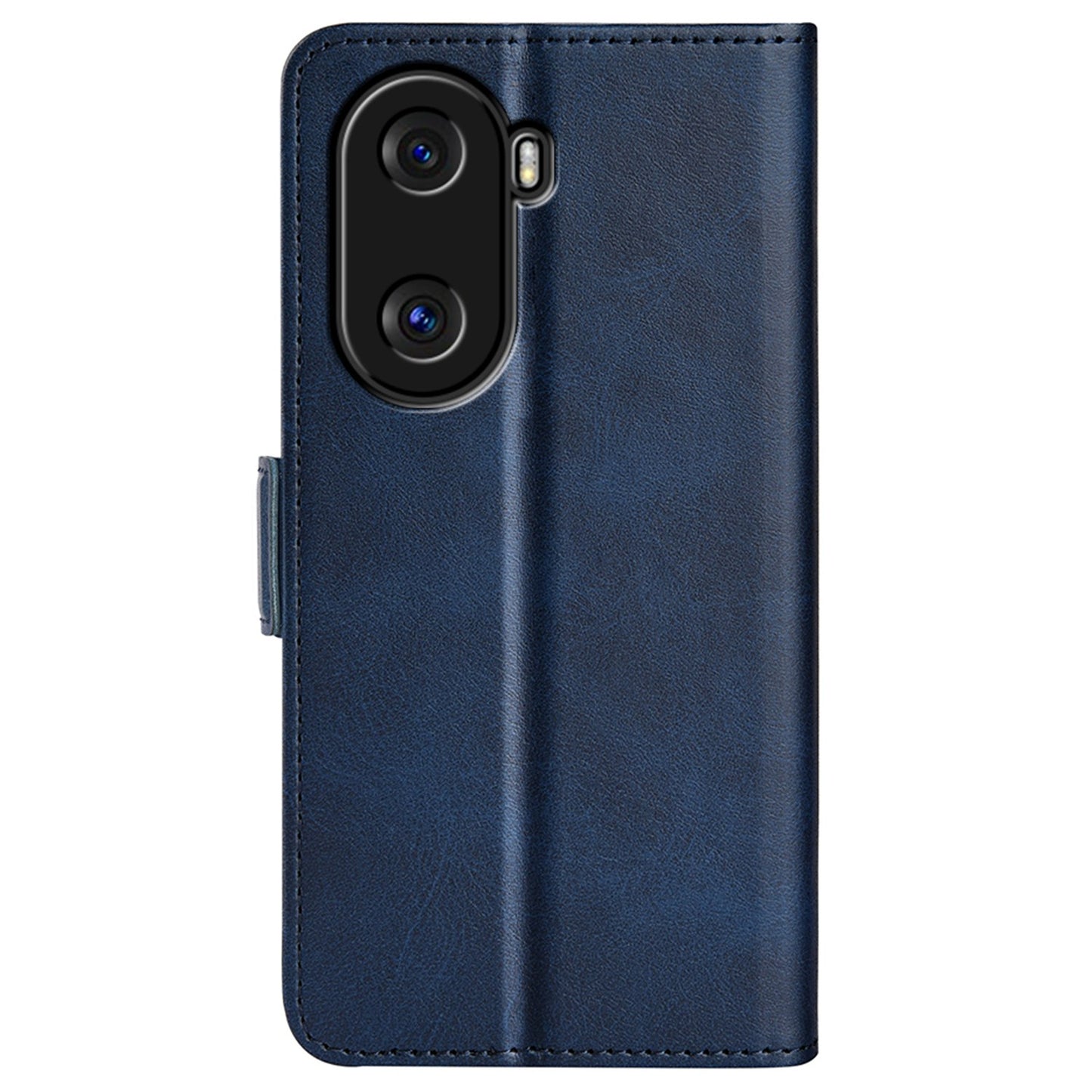 For Honor X40i 5G Shockproof Double Magnetic Clasp Phone Cover Anti-drop Textured PU Leather TPU Case with Wallet Stand