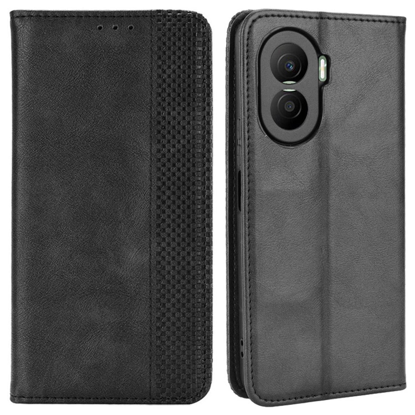 For Honor X40i 5G Auto Closing Magnetic Folio Flip Retro PU Leather Wallet Case Stand Function Phone Shell Cover
