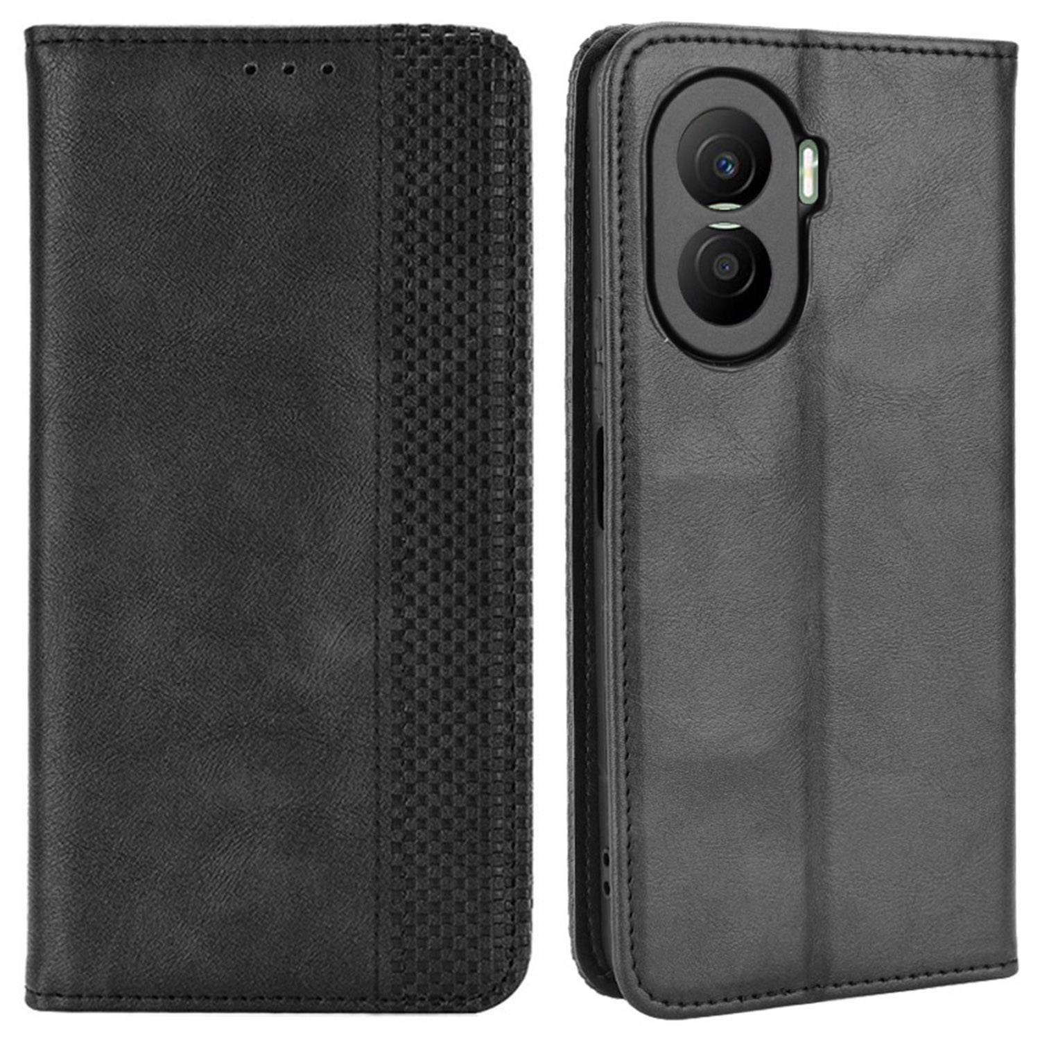 For Honor X40i 5G Auto Closing Magnetic Folio Flip Retro PU Leather Wallet Case Stand Function Phone Shell Cover