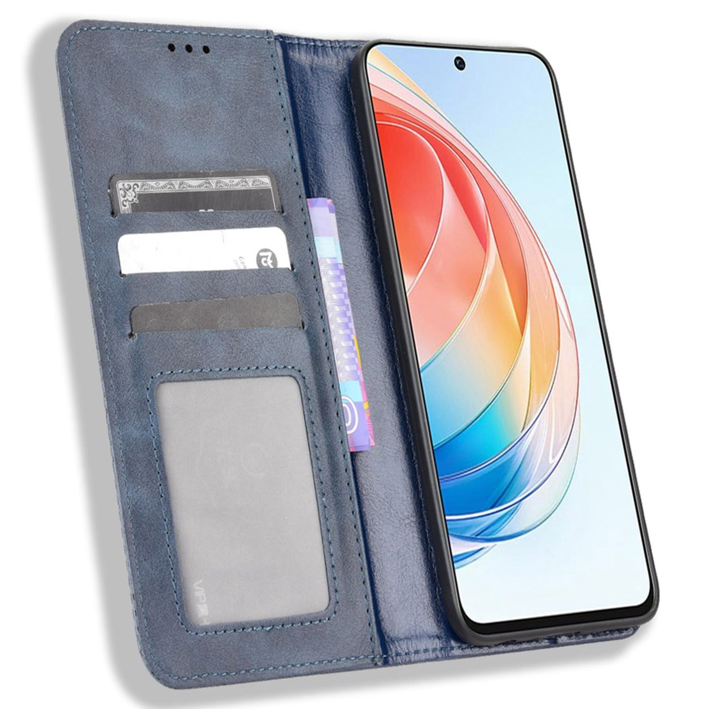 For Honor X40i 5G Auto Closing Magnetic Folio Flip Retro PU Leather Wallet Case Stand Function Phone Shell Cover