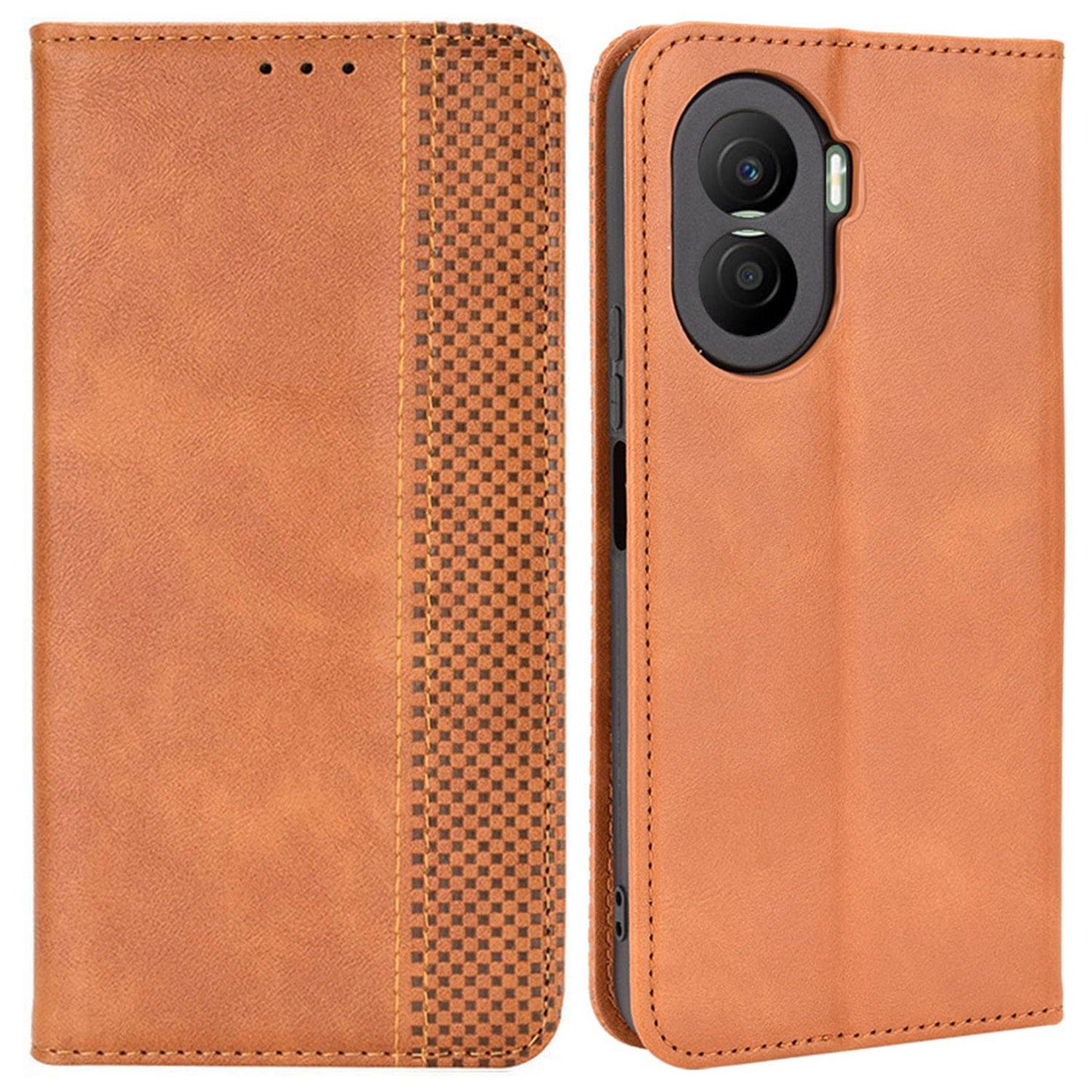 For Honor X40i 5G Auto Closing Magnetic Folio Flip Retro PU Leather Wallet Case Stand Function Phone Shell Cover