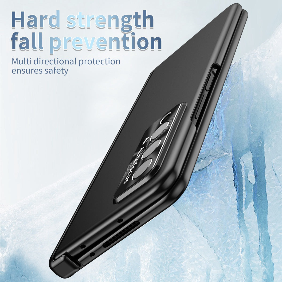 For Samsung Galaxy Z Fold3 5G Hinge + Stylus Pen Design Electroplating Hard PC Lens Protection Phone Case with Tempered Glass Screen Protector