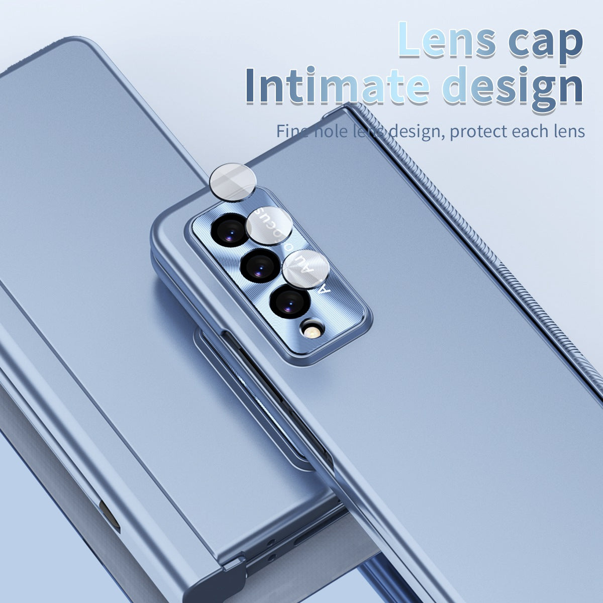 For Samsung Galaxy Z Fold3 5G Hinge + Stylus Pen Design Electroplating Hard PC Lens Protection Phone Case with Tempered Glass Screen Protector