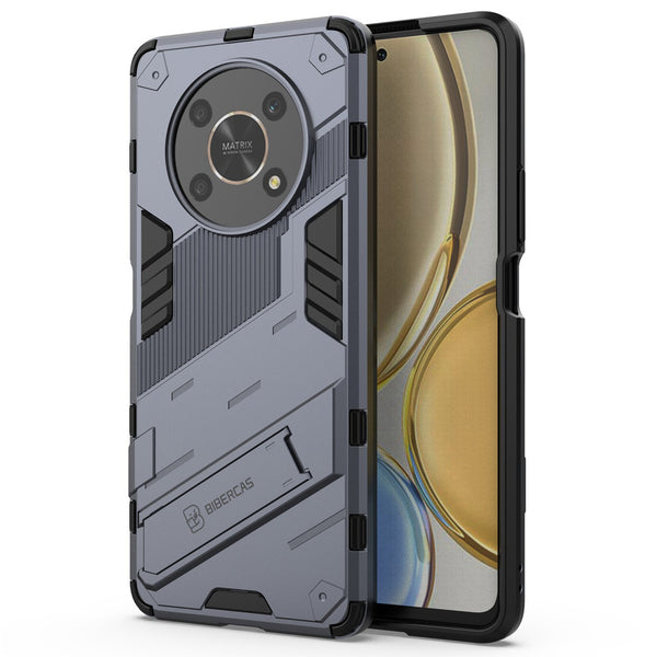 For Honor X9 4G / 5G / X30 5G Drop-proof Hybrid TPU + PC Case Kickstand Protective Phone Back Cover