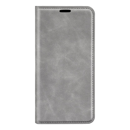 For Honor Magic4 Pro 5G Skin-touch Feeling PU Leather Magnetic Auto-absorbed Phone Case Cover with Stand Wallet