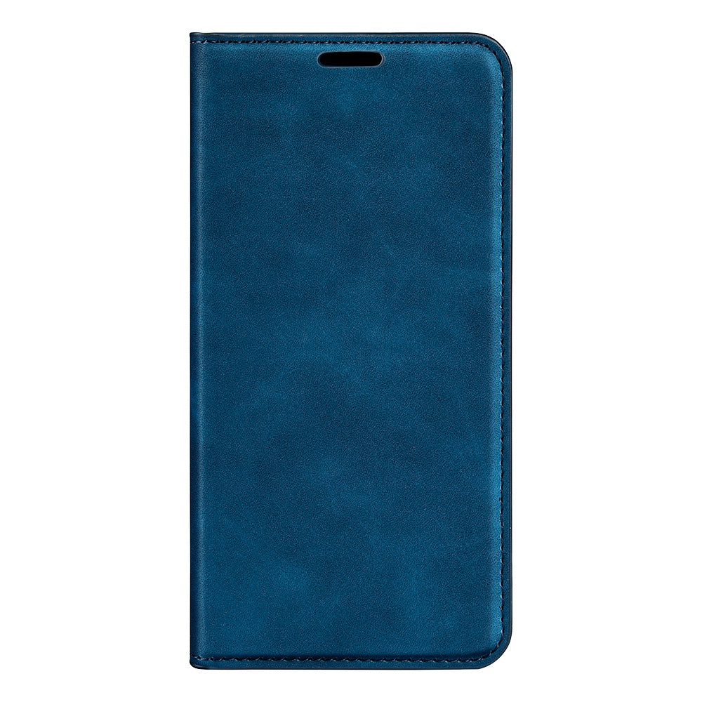 For Honor Magic4 Pro 5G Skin-touch Feeling PU Leather Magnetic Auto-absorbed Phone Case Cover with Stand Wallet
