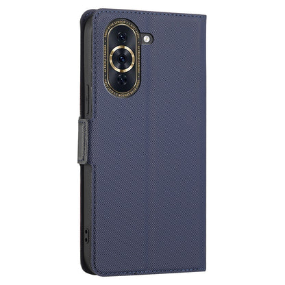 For Huawei nova 10 Pro 4G Ultra-thin Anti-fall Twill Texture Phone Flip Case Full Protection PU Leather+TPU Cellphone Cover Stand Card Holder