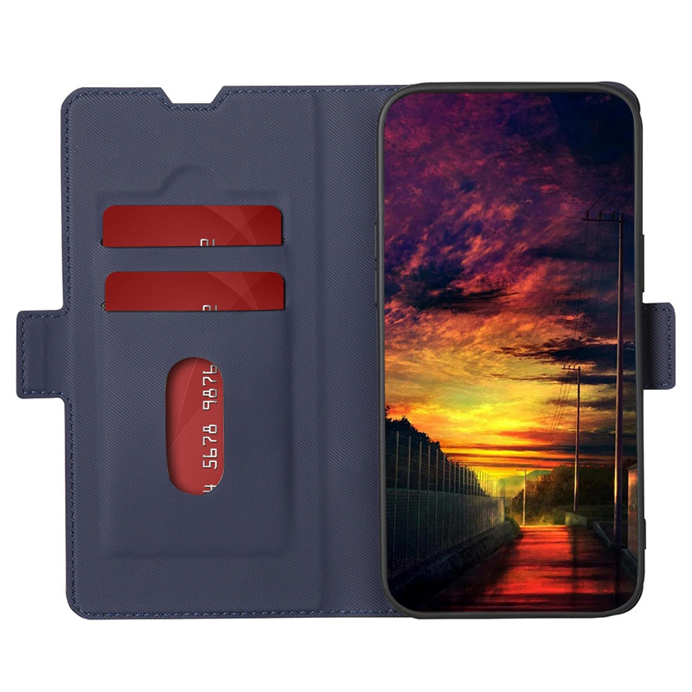 For Huawei nova 10 4G Ultra-thin Drop-proof Flip Phone Case Twill Texture PU Leather+TPU Anti-scratch Cellphone Cover with Stand