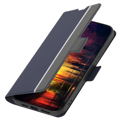 For Huawei nova 10 4G Ultra-thin Drop-proof Flip Phone Case Twill Texture PU Leather+TPU Anti-scratch Cellphone Cover with Stand