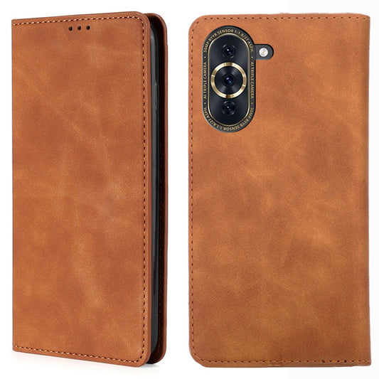 For Huawei nova 10 Pro 4G Skin-touch Feeling Flip Leather Case Stand Full Protection Magnetic Mobile Phone Cover