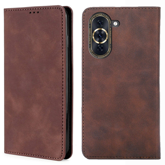 For Huawei nova 10 Pro 4G Skin-touch Feeling Flip Leather Case Stand Full Protection Magnetic Mobile Phone Cover