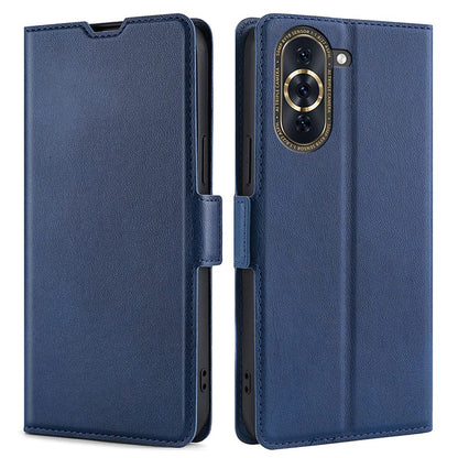 For Huawei nova 10 Pro 4G Ultra Slim Phone Flip PU Leather Case, Magnetic Closure Full Protection Phone Cover with Card Slot