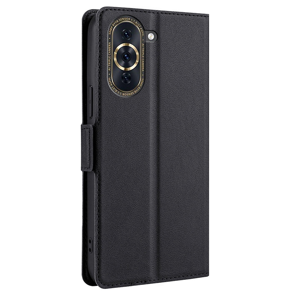 For Huawei nova 10 Pro 4G Ultra Slim Phone Flip PU Leather Case, Magnetic Closure Full Protection Phone Cover with Card Slot