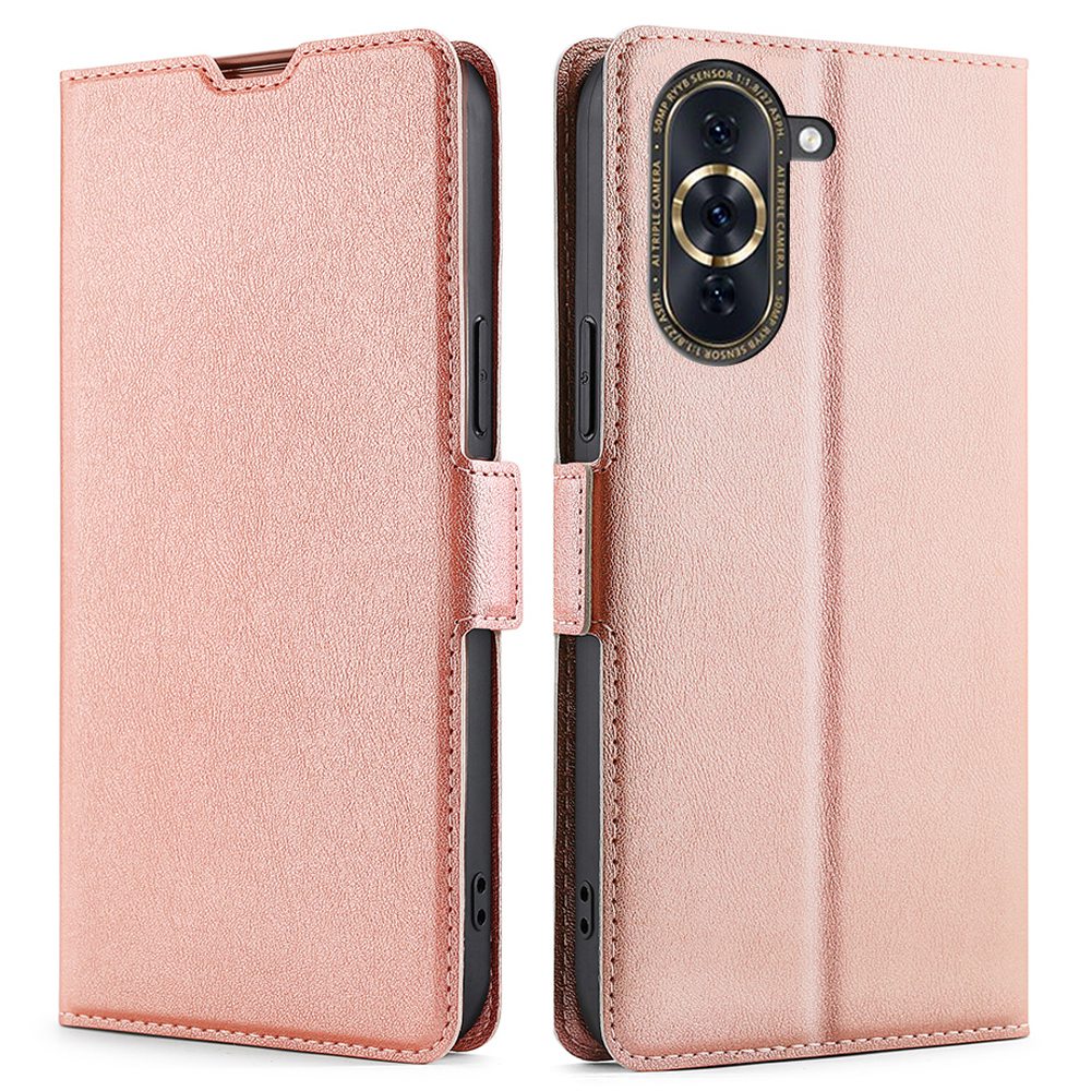 For Huawei nova 10 Pro 4G Ultra Slim Phone Flip PU Leather Case, Magnetic Closure Full Protection Phone Cover with Card Slot