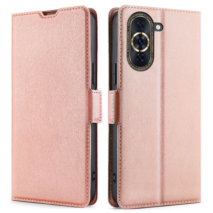 For Huawei nova 10 Pro 4G Ultra Slim Phone Flip PU Leather Case, Magnetic Closure Full Protection Phone Cover with Card Slot