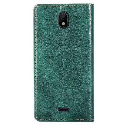 Stand Wallet Full Protection Phone Case for Nokia C100 4G, Magnetic Auto-absorbed PU Leather Protective Cover