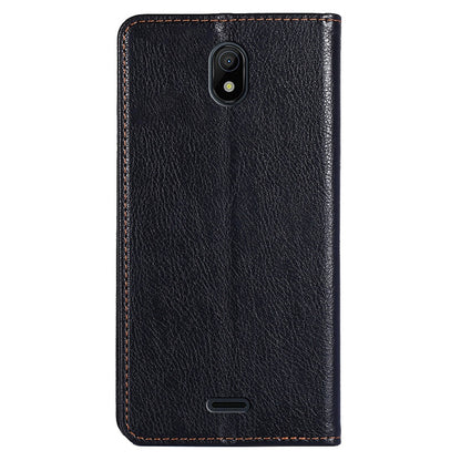 Stand Wallet Full Protection Phone Case for Nokia C100 4G, Magnetic Auto-absorbed PU Leather Protective Cover