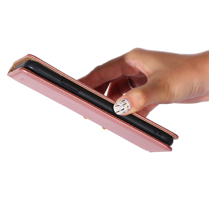 Stand Wallet Full Protection Phone Case for Nokia C100 4G, Magnetic Auto-absorbed PU Leather Protective Cover