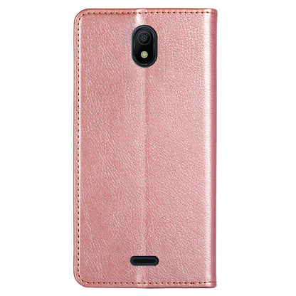 Stand Wallet Full Protection Phone Case for Nokia C100 4G, Magnetic Auto-absorbed PU Leather Protective Cover