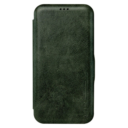 For iPhone 13 Pro 6.1 inch PU Leather Foldable Stand Case Folio Flip Magnetic Closure Card Slot Phone Cover