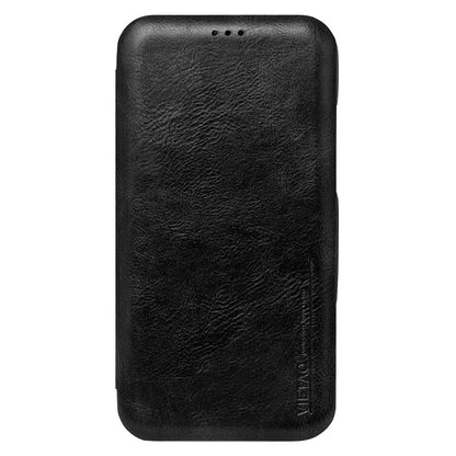 For iPhone 13 Pro 6.1 inch PU Leather Foldable Stand Case Folio Flip Magnetic Closure Card Slot Phone Cover