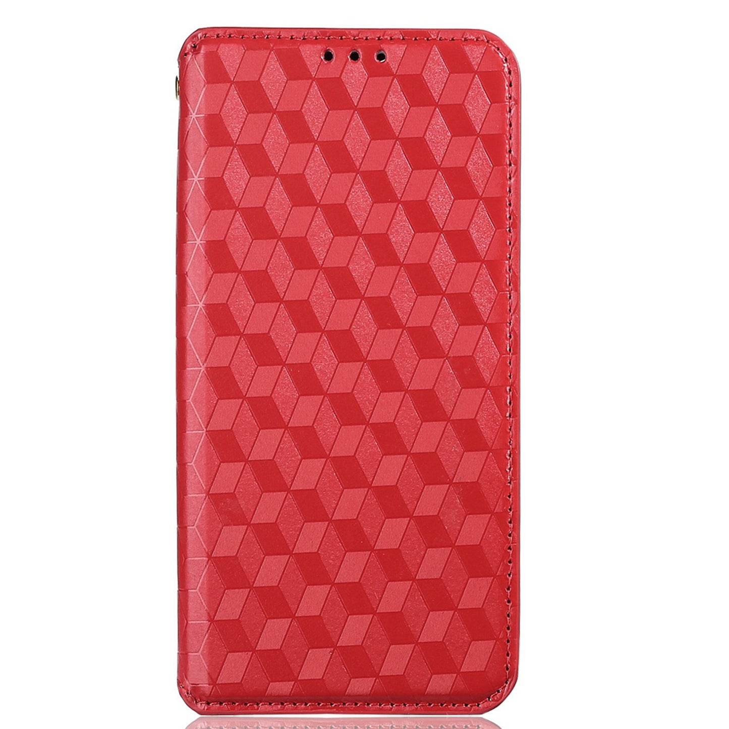 For Honor X8 / X30i Magnetic Auto-absorbed PU Leather Case Imprinting Rhombus Pattern Phone Wallet Stand Cover
