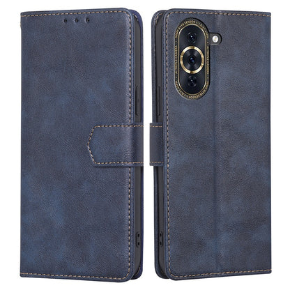 For Huawei nova 10 Pro 4G Anti-drop Full Protection Phone Flip Wallet Case RFID Blocking Function Water-repellent PU Leather Anti-scratch Phone Cover