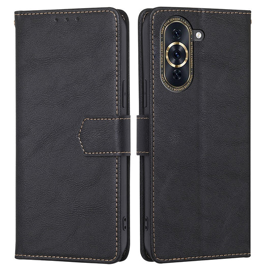 For Huawei nova 10 Pro 4G Anti-drop Full Protection Phone Flip Wallet Case RFID Blocking Function Water-repellent PU Leather Anti-scratch Phone Cover