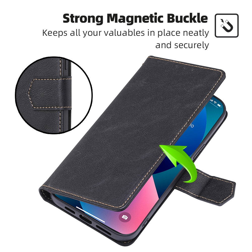 For Huawei nova 10 Pro 4G Anti-drop Full Protection Phone Flip Wallet Case RFID Blocking Function Water-repellent PU Leather Anti-scratch Phone Cover