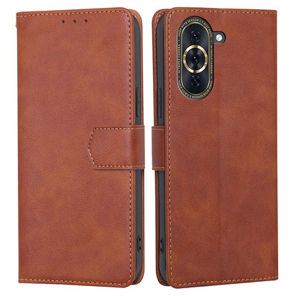 For Huawei nova 10 Pro 4G Anti-drop Full Protection Phone Flip Wallet Case RFID Blocking Function Water-repellent PU Leather Anti-scratch Phone Cover