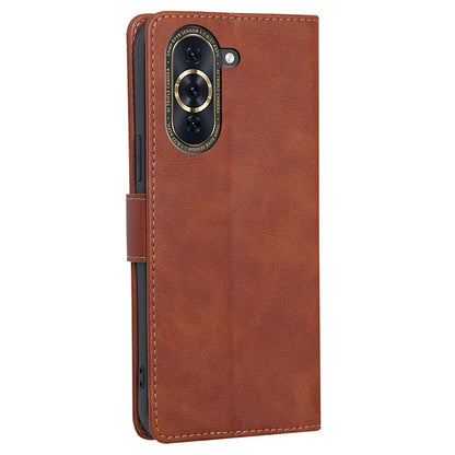 For Huawei nova 10 Pro 4G Anti-drop Full Protection Phone Flip Wallet Case RFID Blocking Function Water-repellent PU Leather Anti-scratch Phone Cover